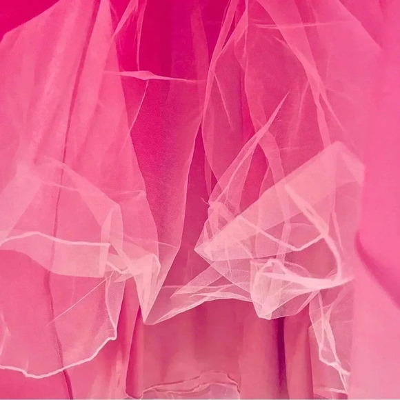 NWT City Studio Pink Sparkle Gown - Picture 13 of 16